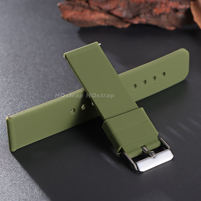 Silicone Strap 12mm 14mm 16mm  - Canvas Strap Watch ulasan dan harga