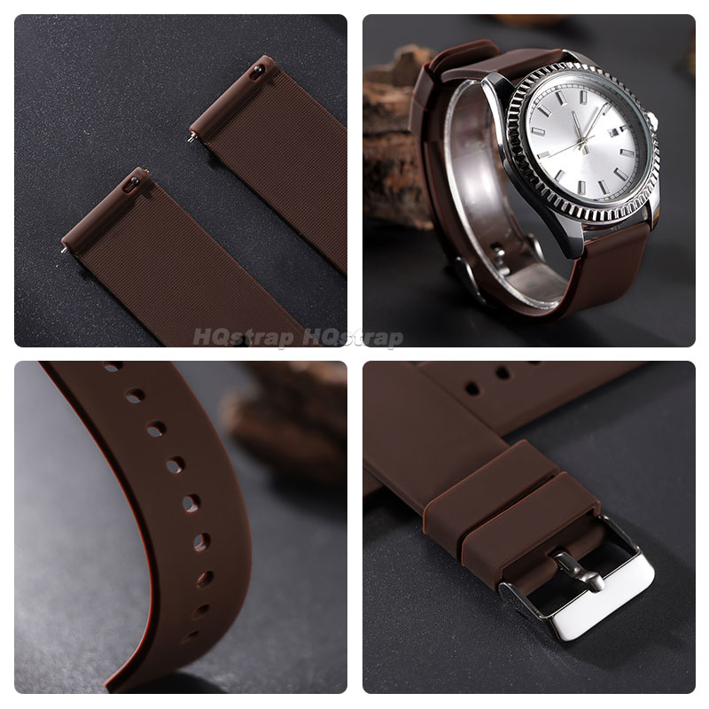 Silicone Strap 12mm 14mm 16mm  - Canvas Strap Watch ulasan dan harga