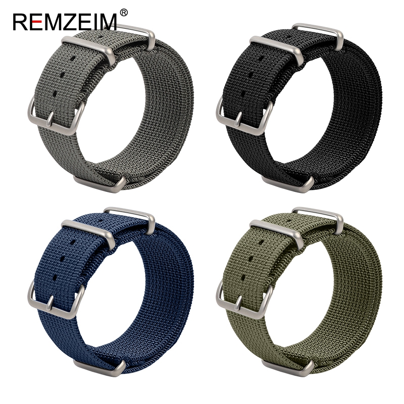 New Ribbed Nylon Watch Strap 1 - Canvas Strap Watch ulasan dan harga