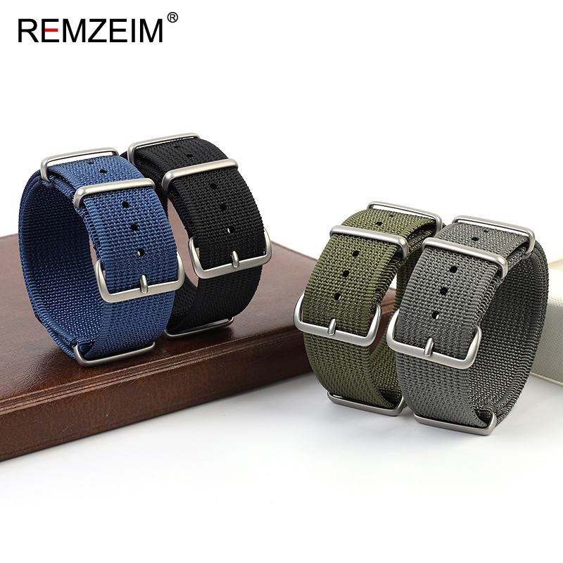 New Ribbed Nylon Watch Strap 1 - Canvas Strap Watch ulasan dan harga