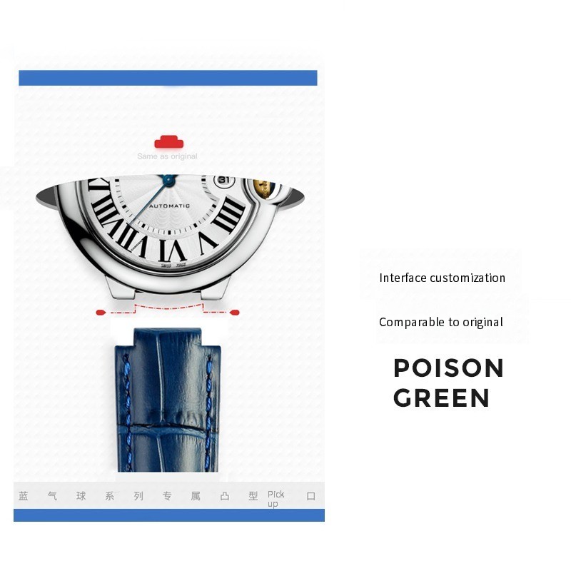 Watch Band for Cartier Bracele - Cartier Watch Ballon Bleu ulasan dan harga