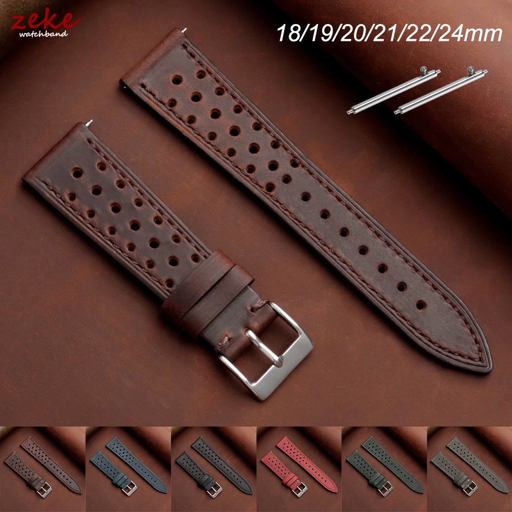 Vintage Racing Leather Watch S - Leather Strap Quick Release ulasan dan harga
