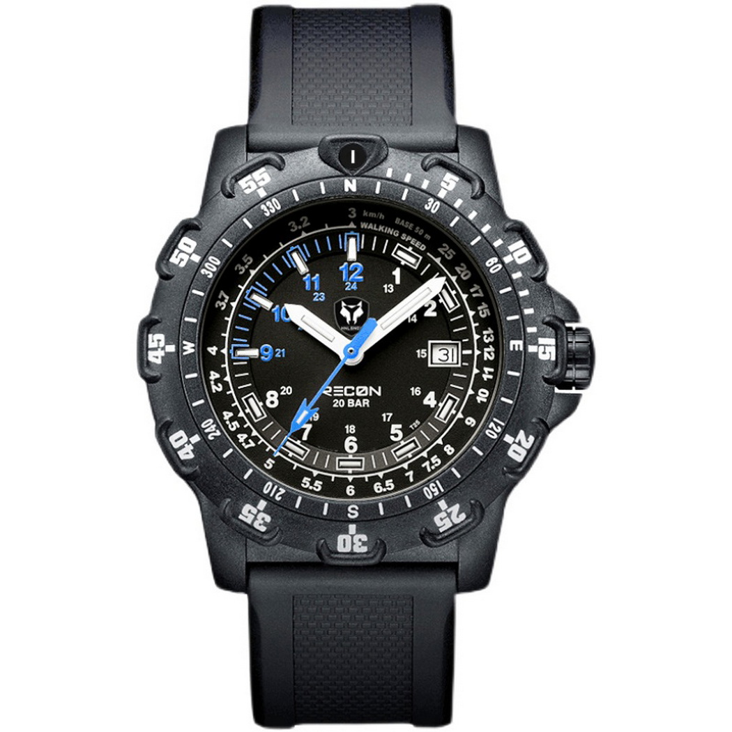 Hnlgnox Mens Pilot Watches Spo - Rubber Strap Diver ulasan dan harga