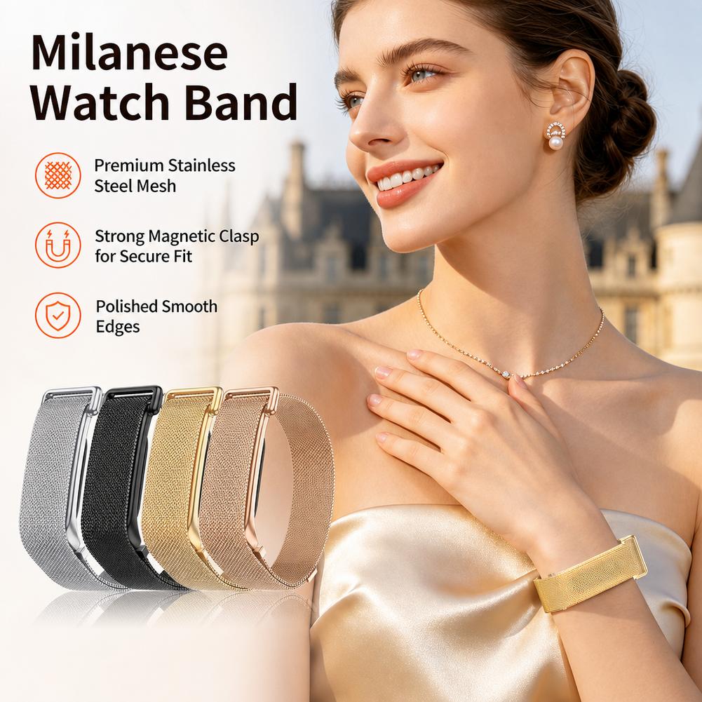 Magnetic Milanese Watch Strap  - Milanese Loop Magnetic ulasan dan harga