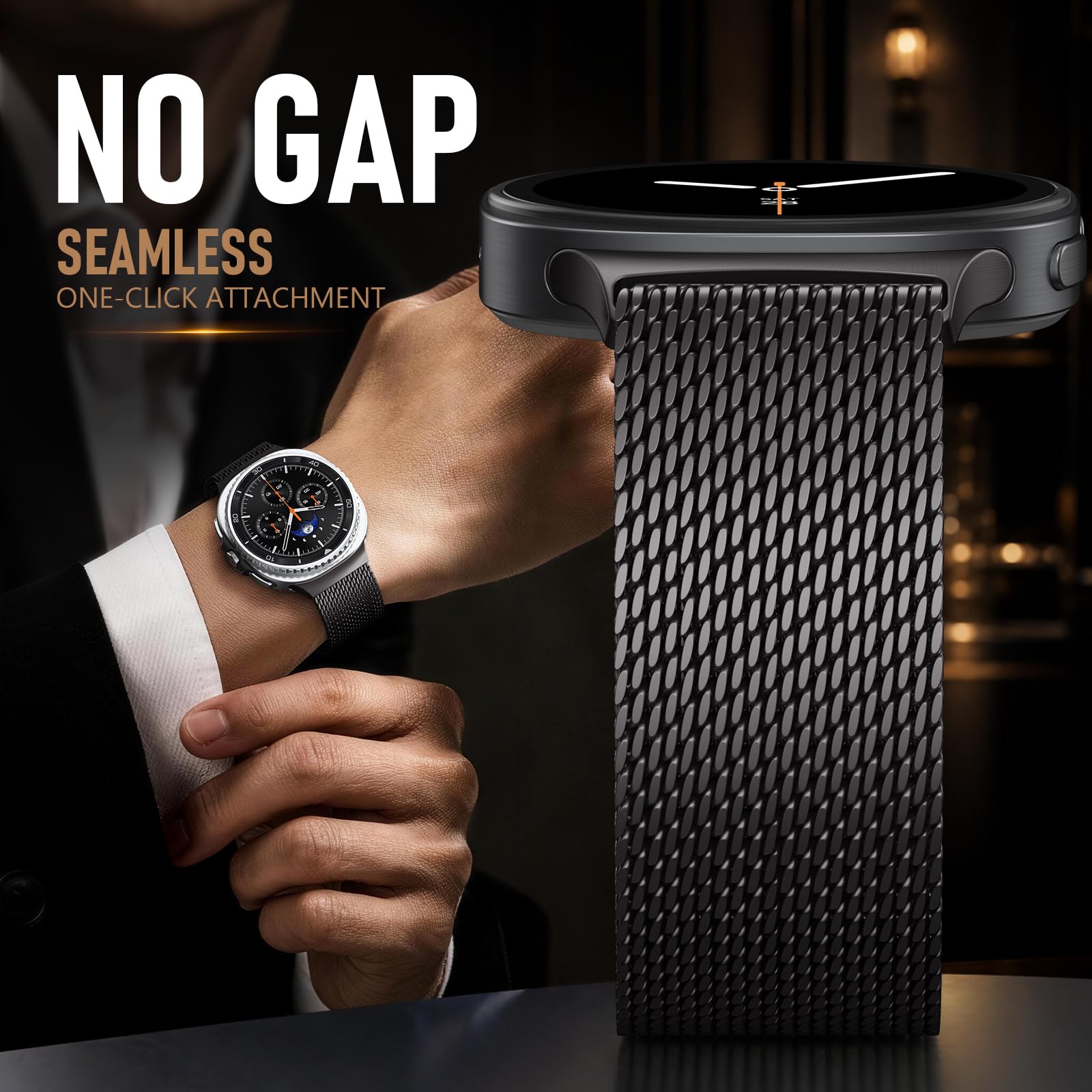 Milanese Loop Strap For Samsun - Milanese Loop Magnetic ulasan dan harga