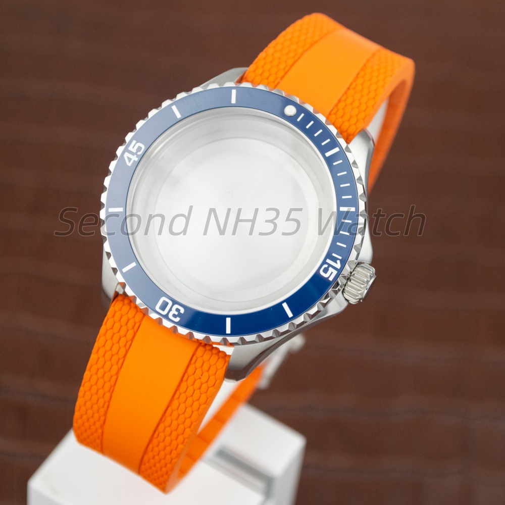 44mm Silver 200m Diver Watch C - Rubber Strap Diver ulasan dan harga