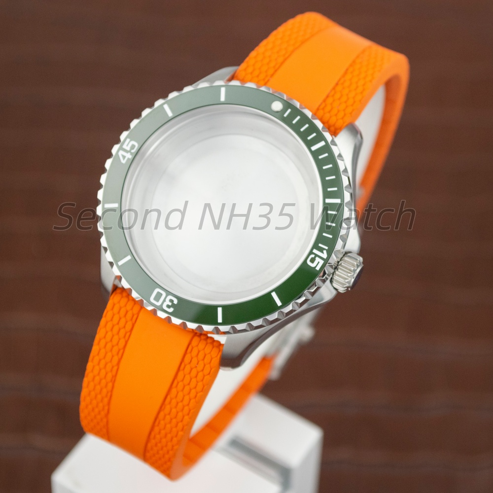 44mm Silver 200m Diver Watch C - Rubber Strap Diver ulasan dan harga