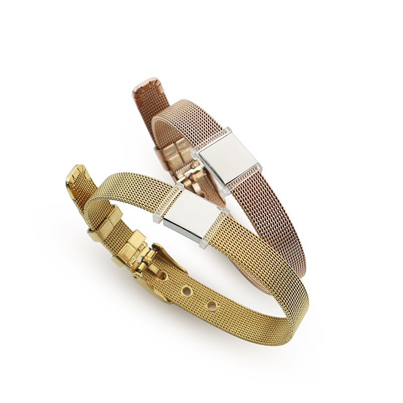 DINGLLY 10mm High Quality Stai - Mesh Strap Metal ulasan dan harga