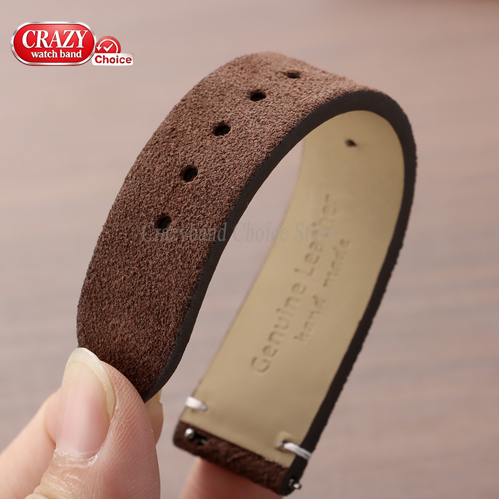 20mm 22mm Suede Leather Watch  - Suede Strap Watch ulasan dan harga