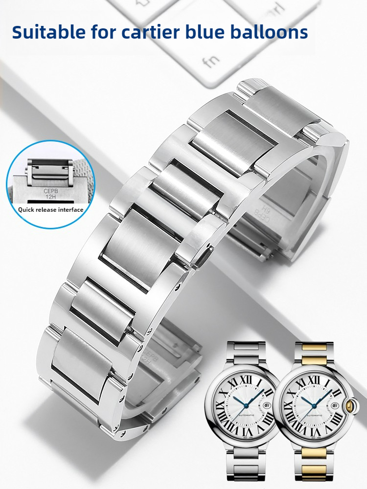 Stainless steel watch strap is - Cartier Watch Ballon Bleu ulasan dan harga