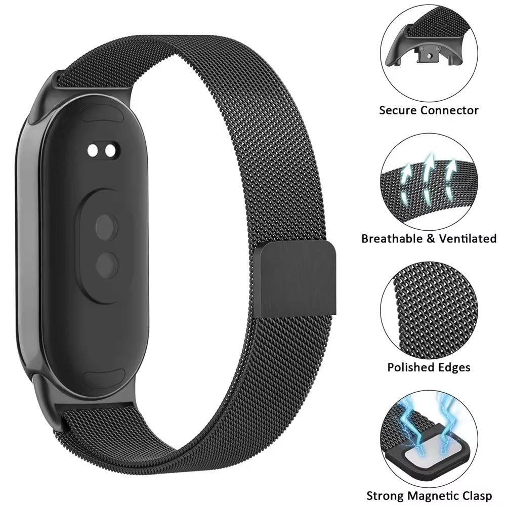 Metal Milanese Loop Strap For  - Milanese Loop Magnetic ulasan dan harga