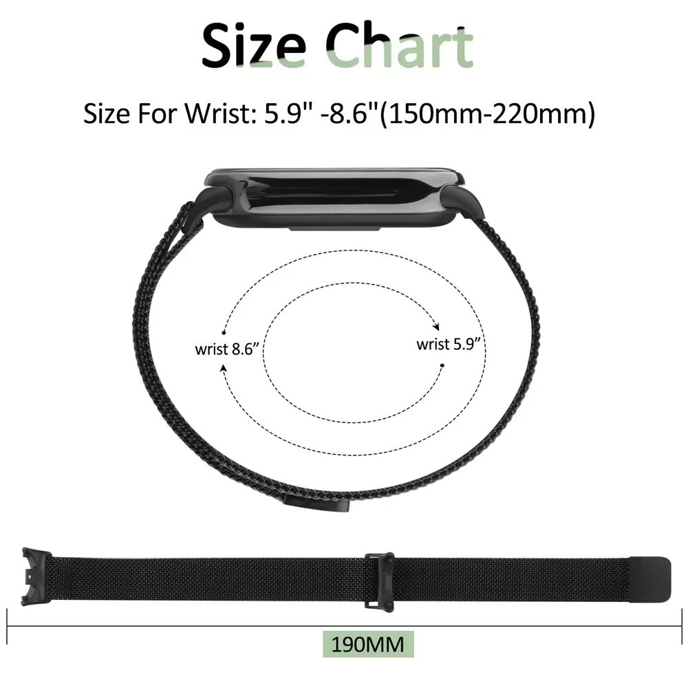 Metal Milanese Loop Strap For  - Milanese Loop Magnetic ulasan dan harga