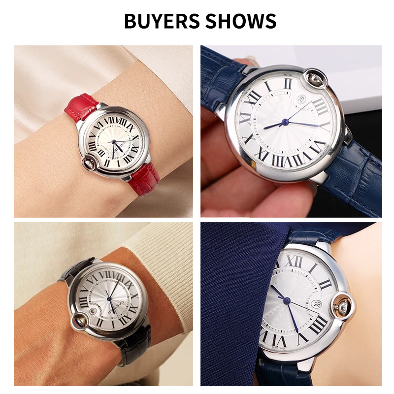 14-20mm Genuine Leather Strap  - Cartier Watch Ballon Bleu ulasan dan harga
